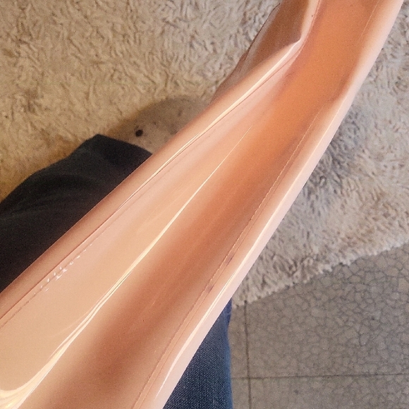 Ted Baker Glossy Peach Tote with Bow Accent - Picture 4 of 5